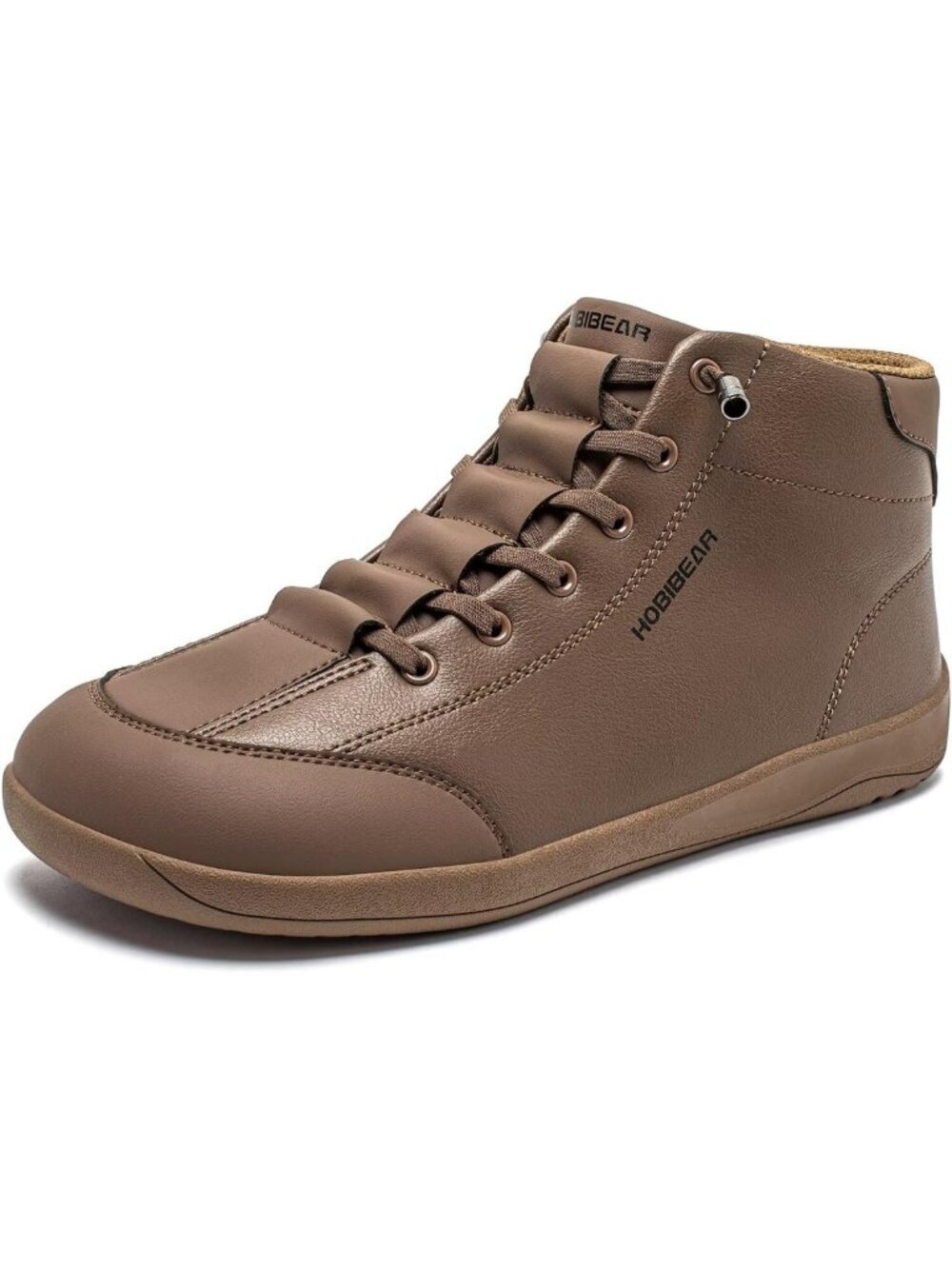 Minimalist Leather Barefoot Boots - Zero-Drop, Wide Width, Unisex Mid Top